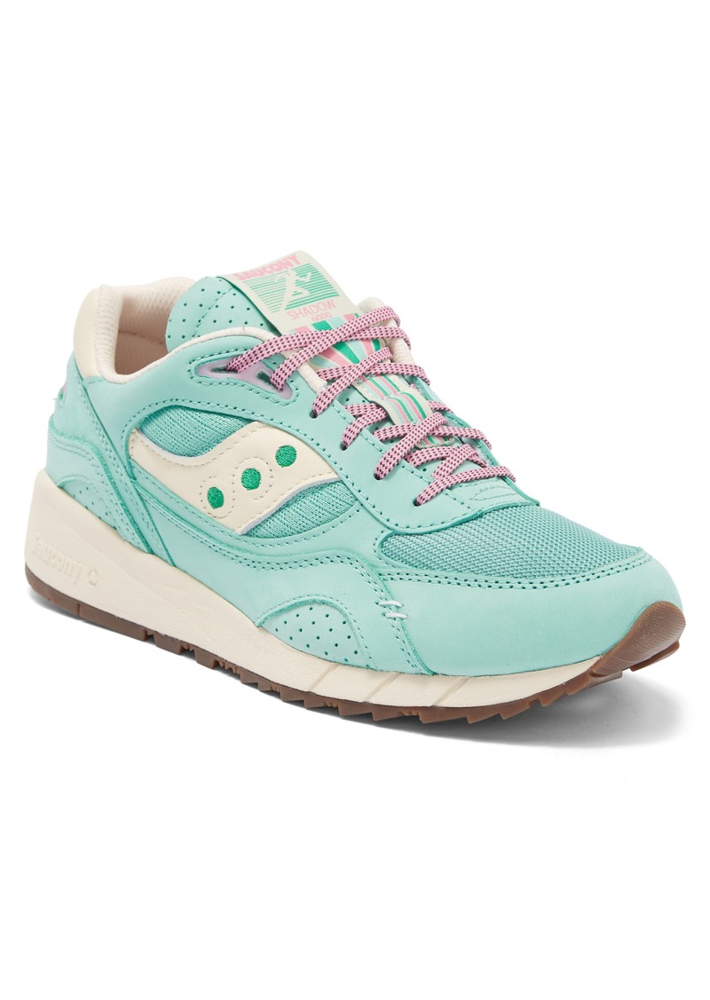 Saucony Shadow 6000 Sneaker in Aqua/White at Nordstrom Rack