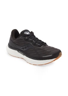 Saucony Triumph 19 Running Shoe in Black/Silver at Nordstrom