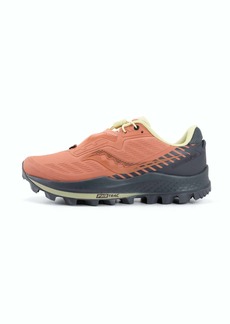 Saucony Women's Peregrine 11 Running Shoes In Rust/charcoal
