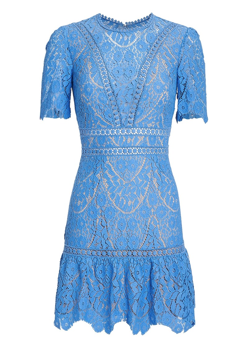 Saylor Darian Blue Lace Dress | Dresses