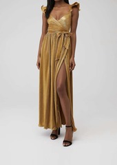 Saylor Imara Maxi Dress In Gold