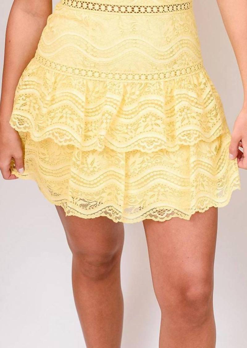 Saylor Jorden Dress In Canary Yellow