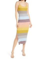 Saylor Emsey Stripe Body-Con Dress in Multi at Nordstrom