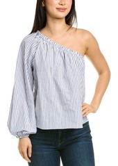 Saylor Meggie Linen-Blend Top