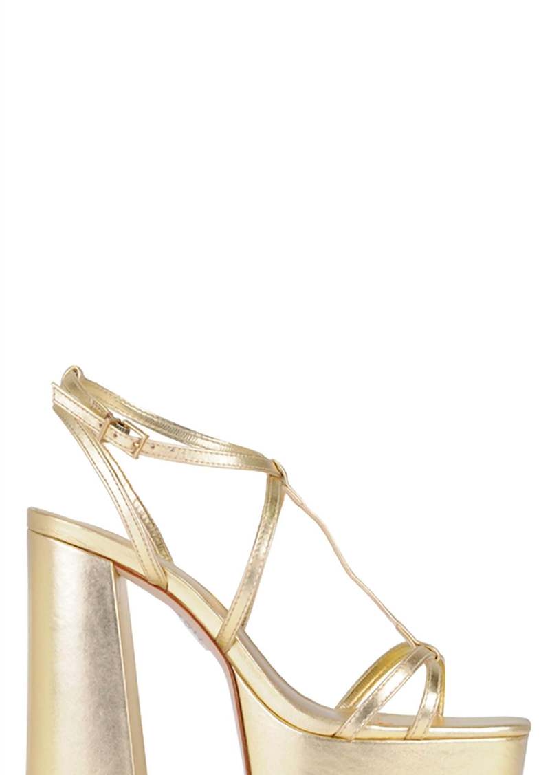 SCHUTZ Adriana Platform Sandals In Gold