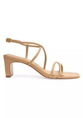 SCHUTZ Aimee 63MM Leather Block Sandals