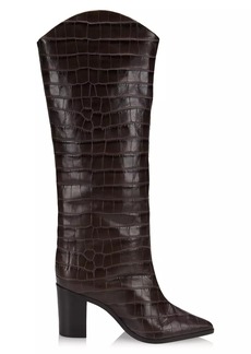 SCHUTZ Analeah Leather High-Heel Boots