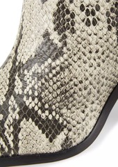 SCHUTZ Analeah Snake-Embossed Leather Tall Boots