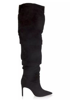 SCHUTZ Ashlee Suede Over-The-Knee Boots
