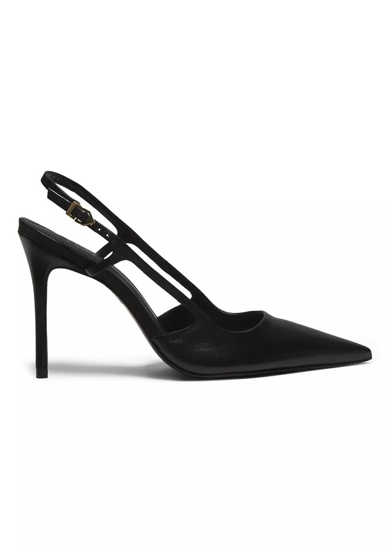 SCHUTZ Boris 100MM Leather Stiletto Pumps