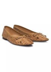 SCHUTZ Cork Ballet Flats