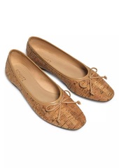 SCHUTZ Cork Ballet Flats