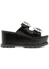 SCHUTZ crystal-embellished sandals