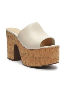 SCHUTZ Dalle Cutout Nubuck Sandal In Pearl