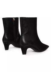 SCHUTZ Dellia 65MM Leather Mid-Block Boots