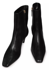 SCHUTZ Dellia 65MM Leather Mid-Block Boots