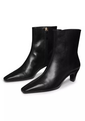 SCHUTZ Dellia 65MM Leather Mid-Block Boots