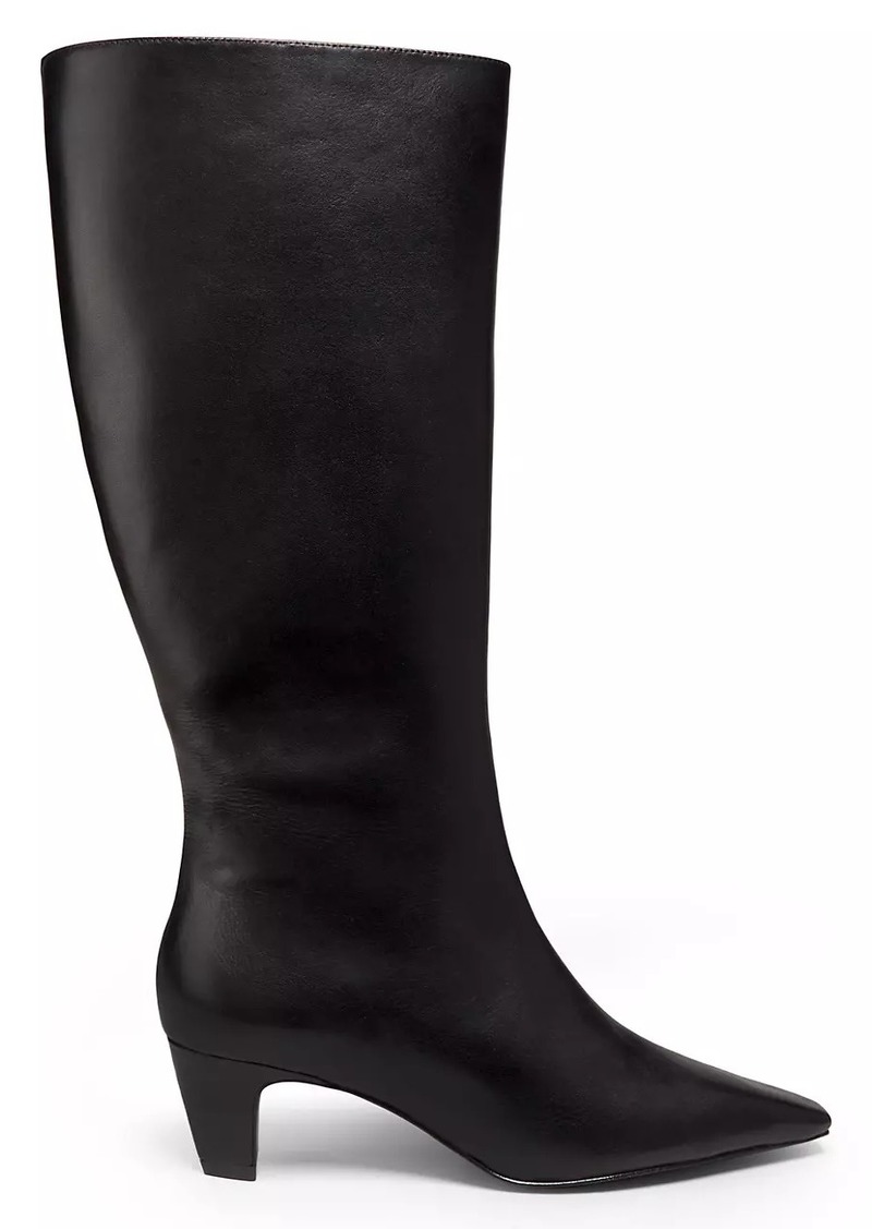 SCHUTZ Dellia 65MM Leather Mid-Calf Boots