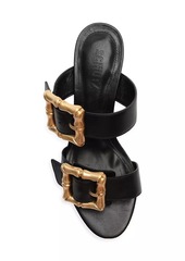 SCHUTZ Enola Mid-Block 57MM Buckle Sandals