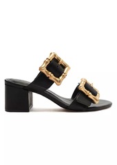 SCHUTZ Enola Mid-Block 57MM Buckle Sandals