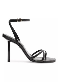 SCHUTZ Eva 110MM Stiletto Leather Sandals