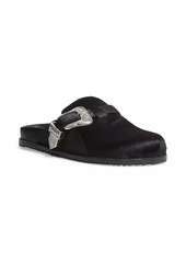 SCHUTZ Grace 30MM Calf Hair Clogs