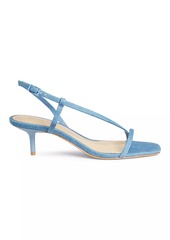 SCHUTZ Heloise 63MM Patent Leather Slingback Sandals