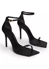 SCHUTZ Jenna 100MM Stiletto Leather Sandals