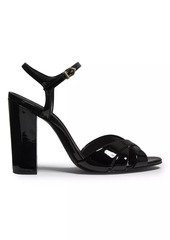 SCHUTZ Keefa 100MM Patent Leather Sandals