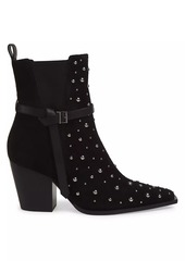 SCHUTZ Kelsey 90MM Studded Nubuck Booties