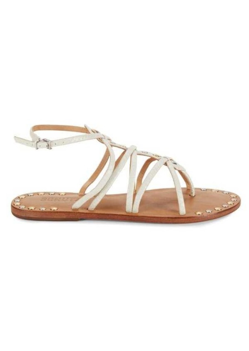 SCHUTZ Malaya Strappy Flat Sandals