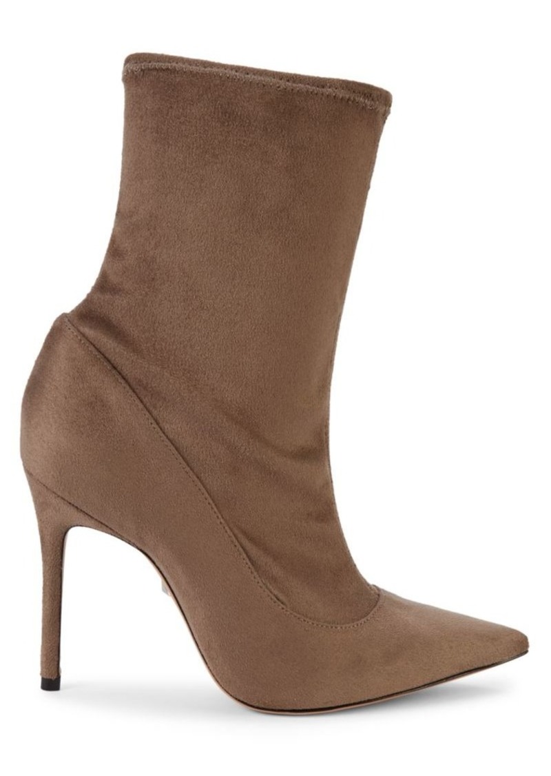 faux suede sock boots