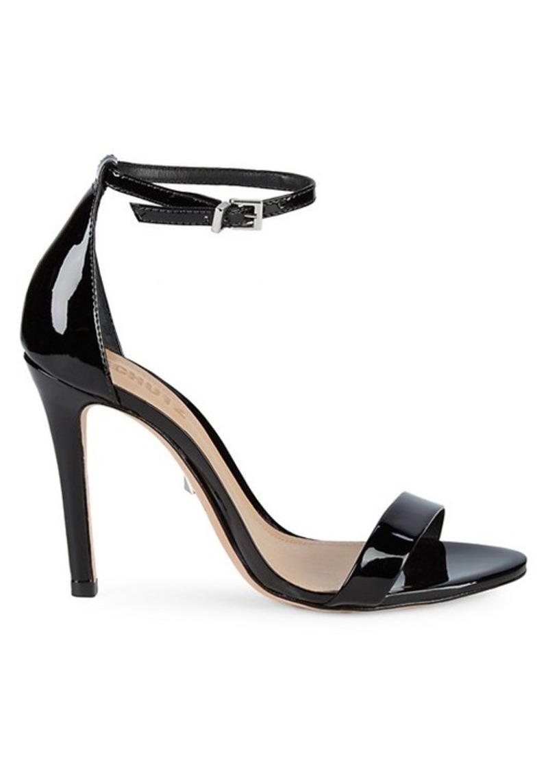 SCHUTZ Patent Leather Ankle-Strap Sandals | Shoes