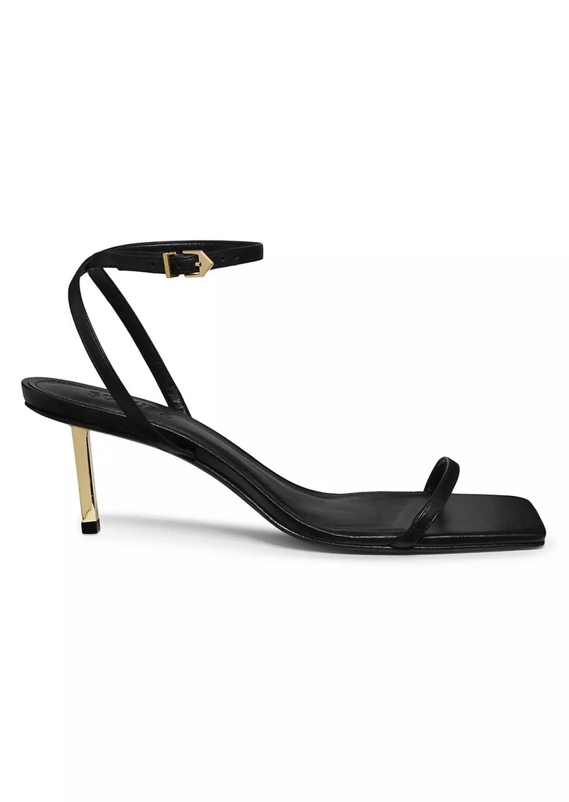 SCHUTZ Sam Mid Leather Sandals