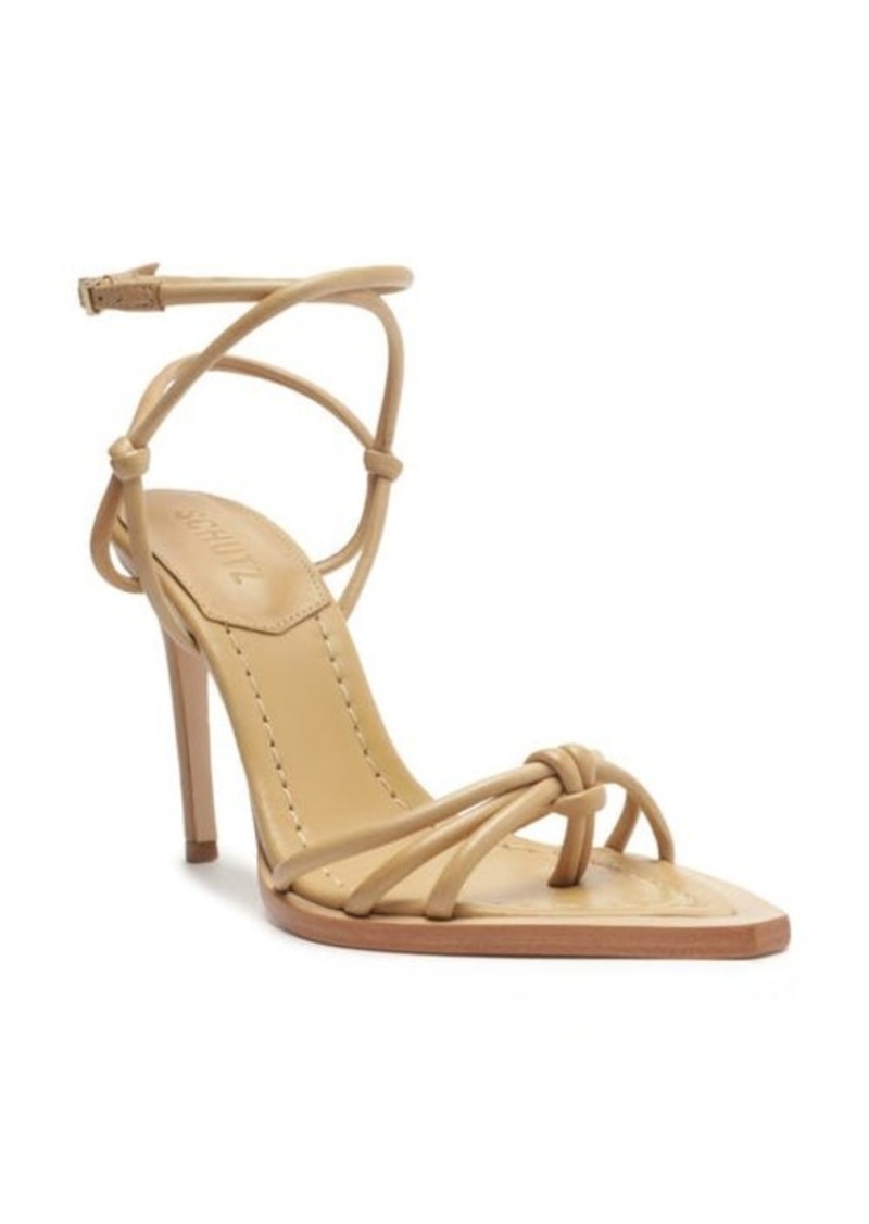 Schutz Abby Ankle Strap Pointed Toe Sandal