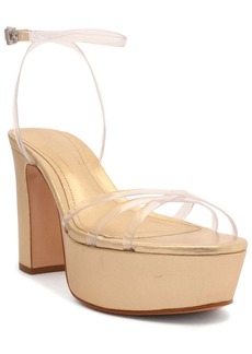 SCHUTZ Amelia Platform Leather Sandal