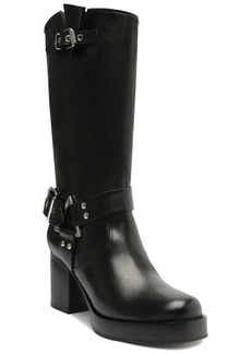 SCHUTZ Kiara Block Leather Boot