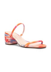 Schutz Kyra Strappy Sandal in Bright Tie Dye Leather at Nordstrom