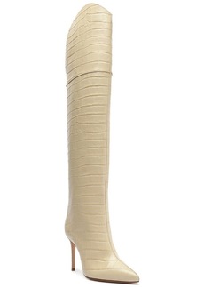 SCHUTZ Maryana Over The Knee Leather Over-The-Knee Boot