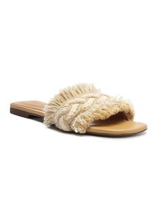Schutz Women's Adelia Frayed Slide Sandals