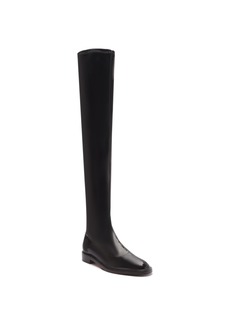 Schutz Women's Kaolin Over-The-Knee Flat Boots - Black- Patent