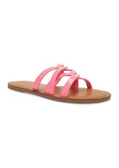 Schutz Women's Lyta Patent Strappy Slide Sandals