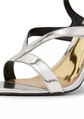 SCHUTZ Stephanie 101MM Metallic Stiletto Sandals