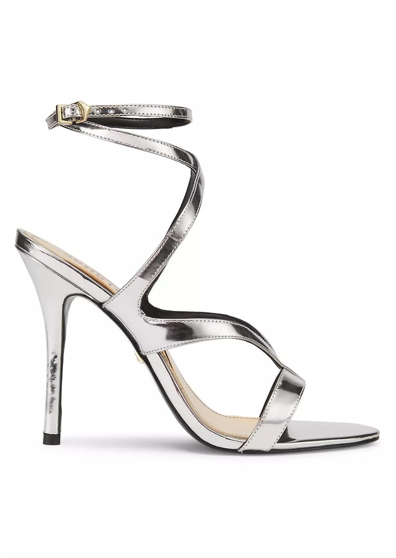 SCHUTZ Stephanie 101MM Metallic Stiletto Sandals