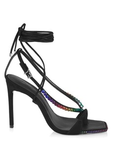 SCHUTZ Vikki Crystal-Embellished Sandals