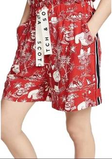 Scotch & Soda Brutus Collab Shorts In Red