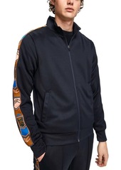 Scotch & Soda Logo Track Jacket In Black