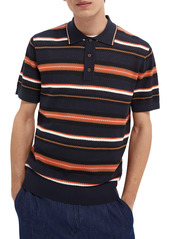 Scotch & Soda Men's Structured Knit Polo in 217-Combo A at Nordstrom