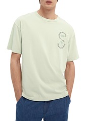 Scotch & Soda Organic Cotton Logo T-Shirt in 2833-Sea Foam at Nordstrom