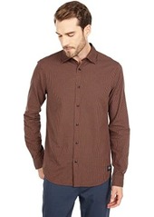 Scotch & Soda Regular Fit - Structured Check Shirt with Tape Sleeve Detail